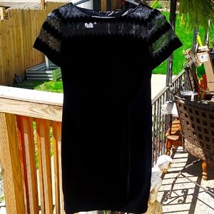 Maggie of London Little Black Velvet Dress